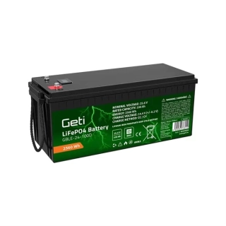 Baterie LiFePO4 GETI GBLE-24-100D 25,6V 100Ah Displej